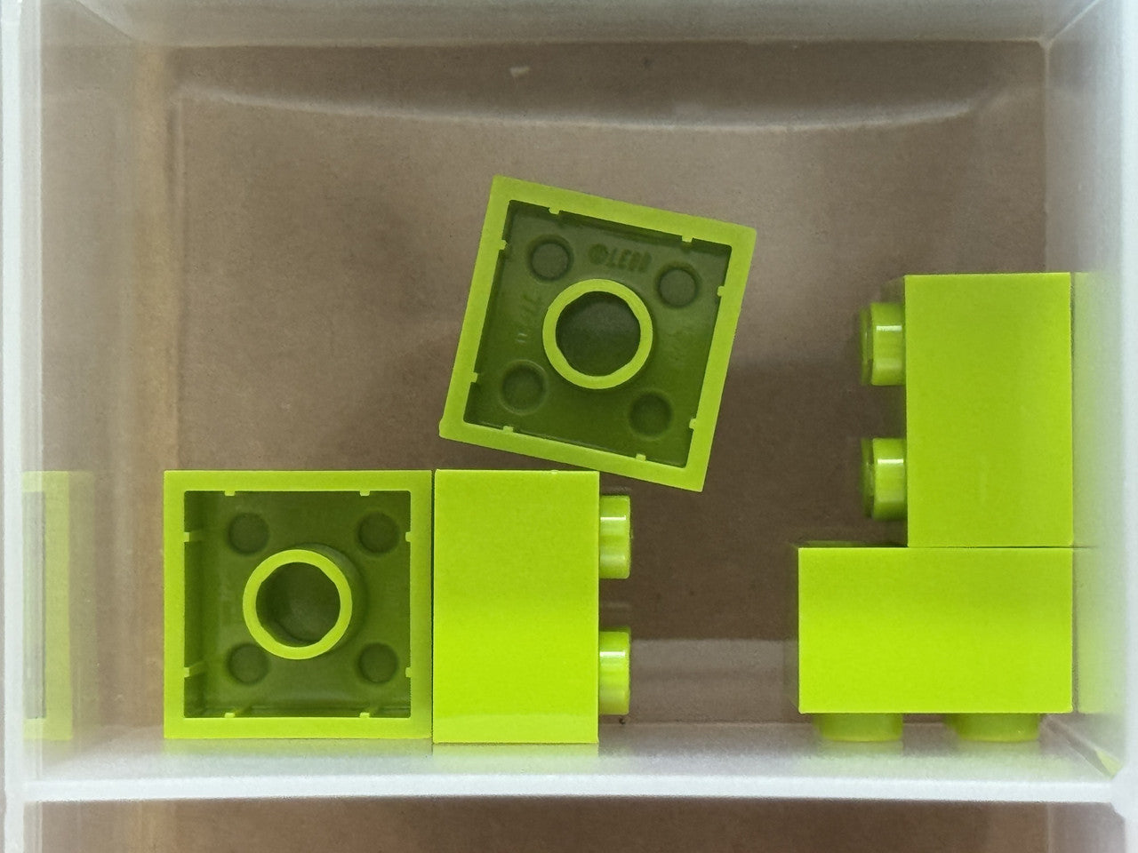 LEGO Parts - Lime Brick 2 x 2 - No 3003 - QTY 5