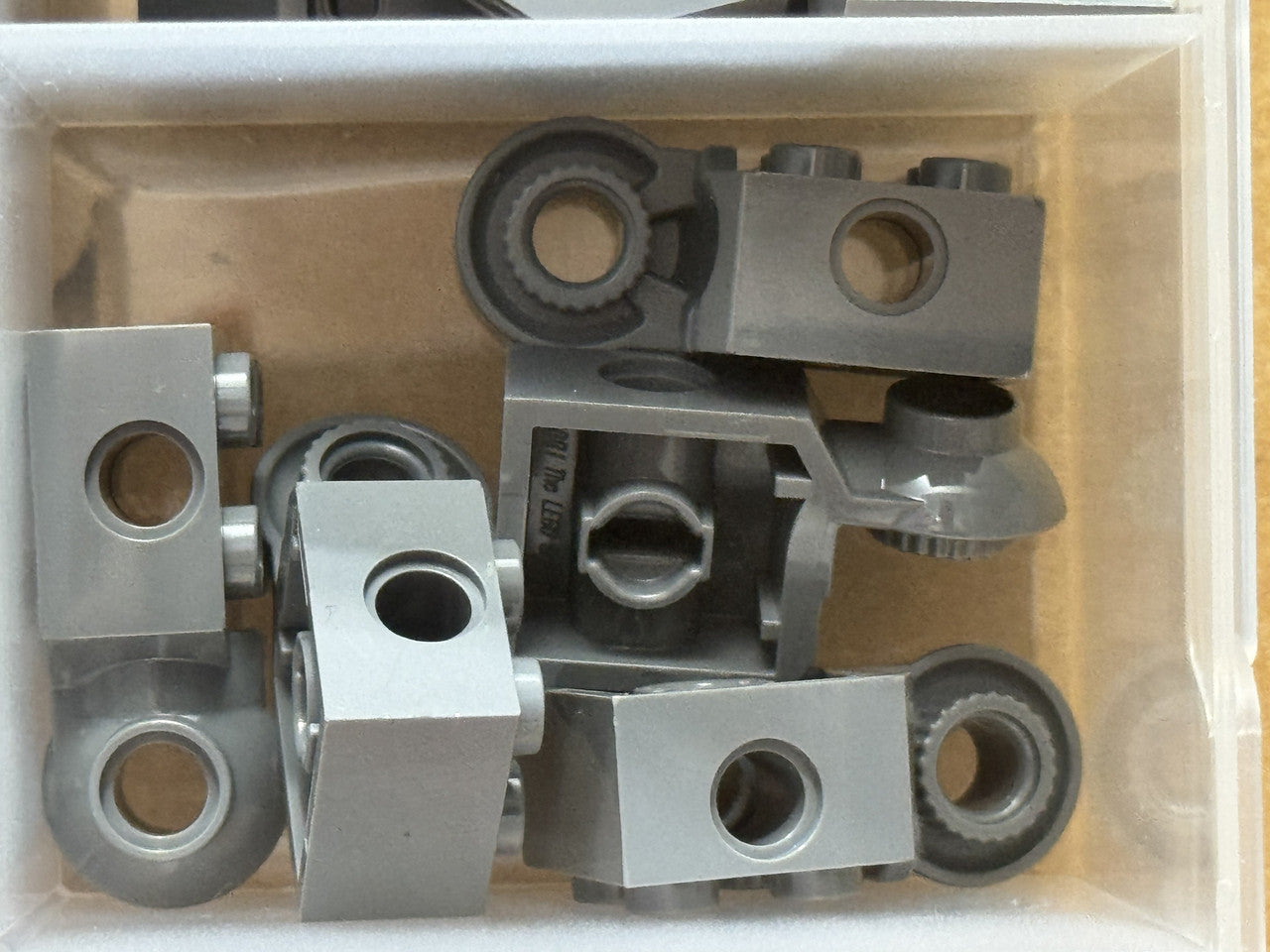 LEGO Parts - Dark Bluish Gray Technic 2 x 2 Hole Ball Half - No 48171 - QTY 5