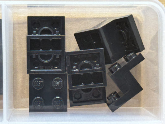 LEGO Parts - Black Bracket 3 x 2 x 1 1/3 - No 73562 - QTY 5
