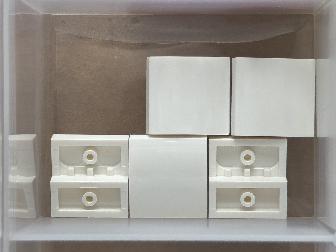 LEGO Parts - White Slope, Curved 2 x 2 x 2/3 - No 15068 - QTY 5