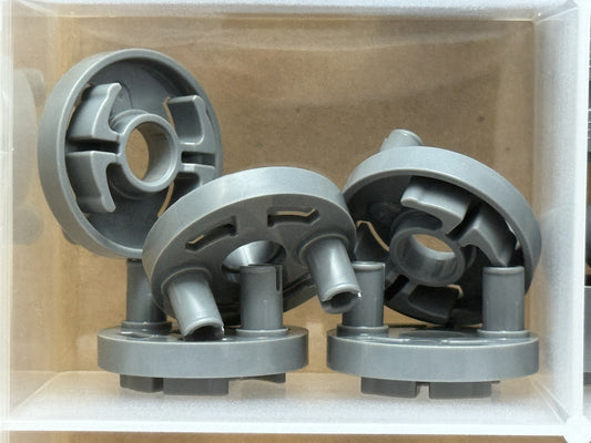 LEGO Parts - Dark Bluish Gray Technic Rotation Joint 2 Pins - No 80563 - QTY 5