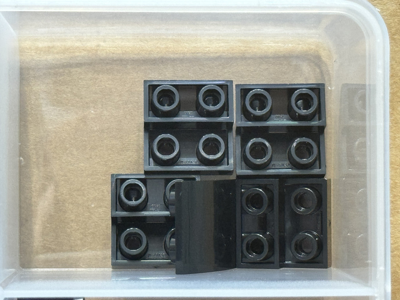 LEGO Parts - Black Slope, Curved 2 x 2 x 2/3 Inverted - No 32803 - QTY 5