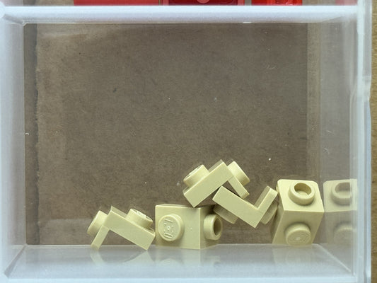 LEGO Parts - Tan Bracket 1 x 1 - 1 x 1 - No 36841 - QTY 5