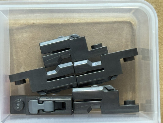 LEGO Parts - Pearl Dark Gray Launcher, 1 x 2 Mini Blaster - No 69754c01 - QTY 5