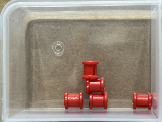 LEGO Parts - Red Technic Bush - No 3713 - QTY 5