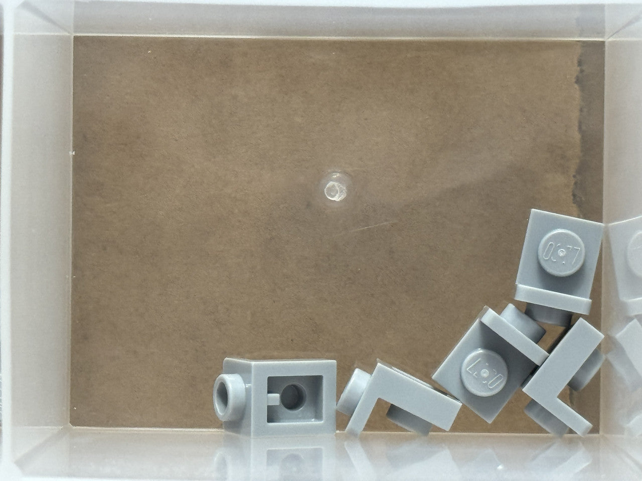 LEGO Parts - Light Bluish Gray Bracket 1 x 1 - 1 x 1 Inverted - No 36840 - QTY 5