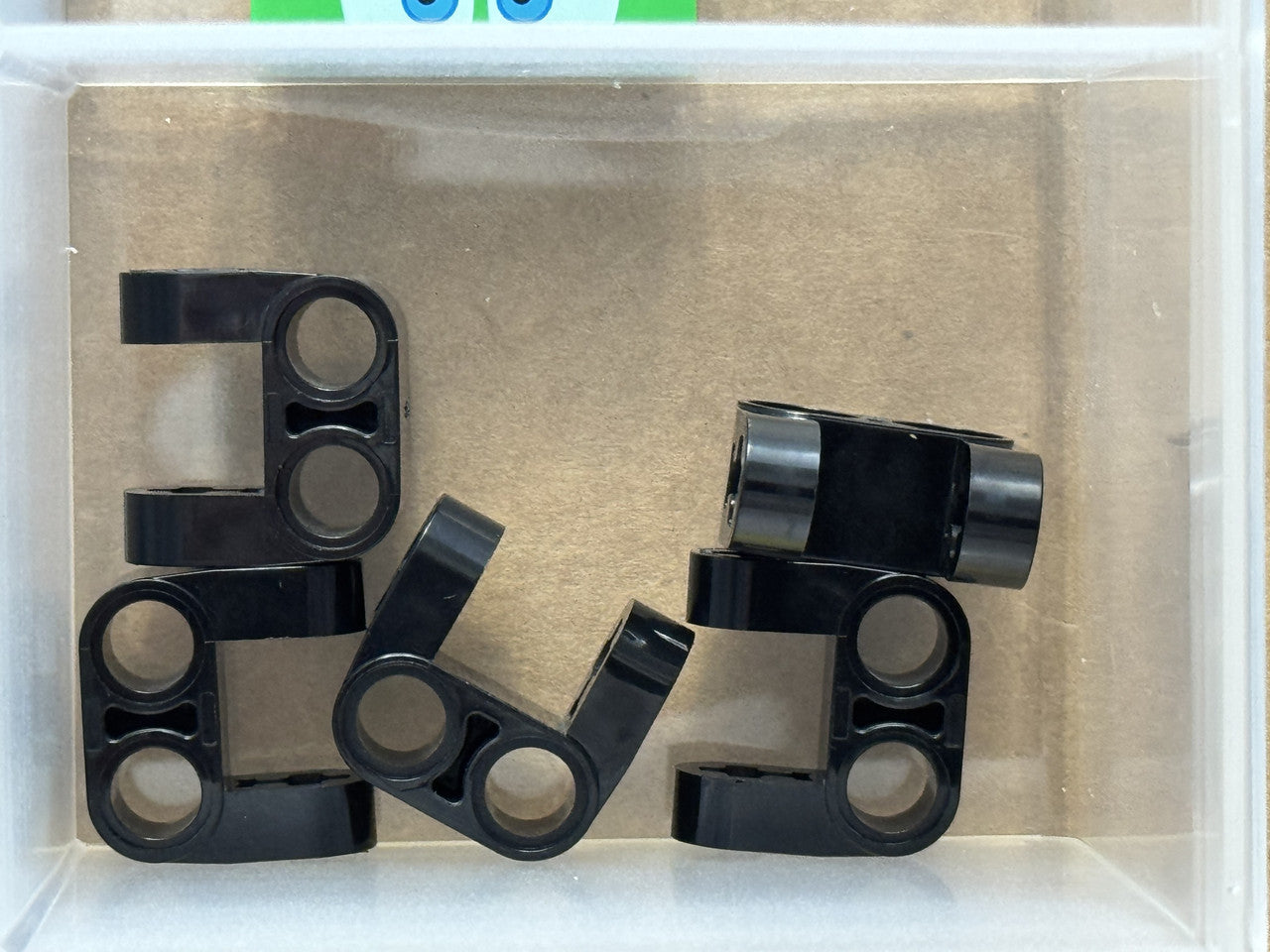 LEGO Parts - Black Technic, Axle Pin Perpendicular Double - No 69819 - QTY 5