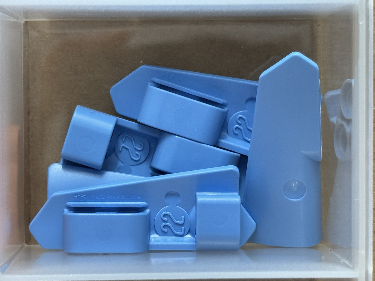 LEGO Parts - Medium Blue Technic, Panel Fairing #22 - No 11947 - QTY 5