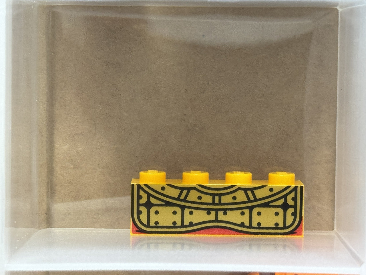 LEGO Parts - Bright Light Orange 1 x 4 Monkey King Chest - No 3010pb299 - QTY 1