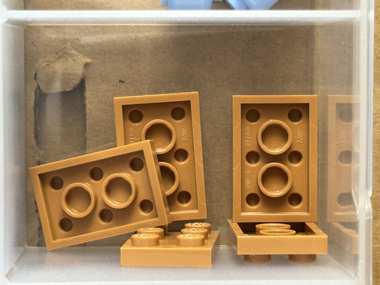 LEGO Parts - Medium Nougat Plate 2 x 3 - No 3021 - QTY 5