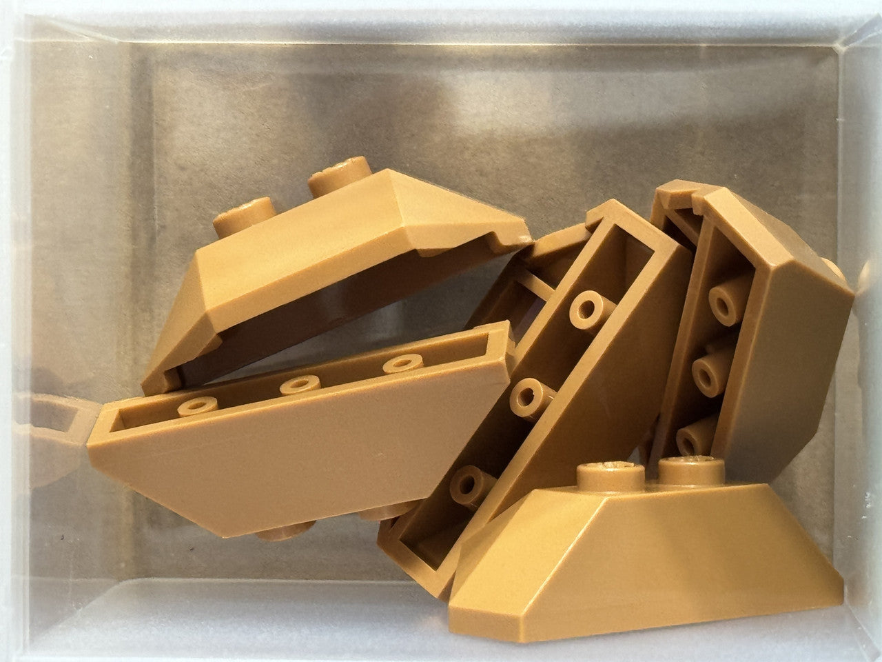LEGO Parts - Medium Nougat Wedge 2 x 4 Triple - No 47759 - QTY 5