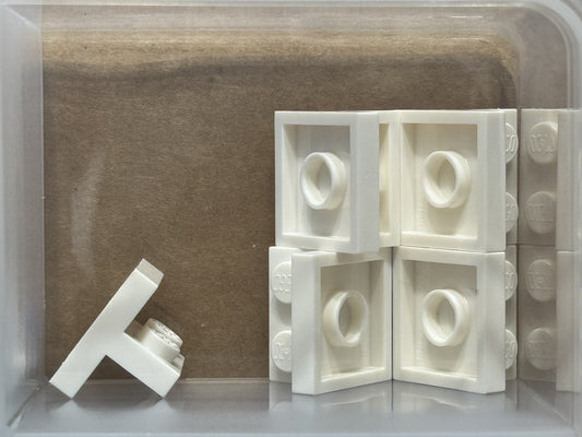 LEGO Parts - White Bracket 2 x 2 - 1 x 2 Centered - No 41682 - QTY 5