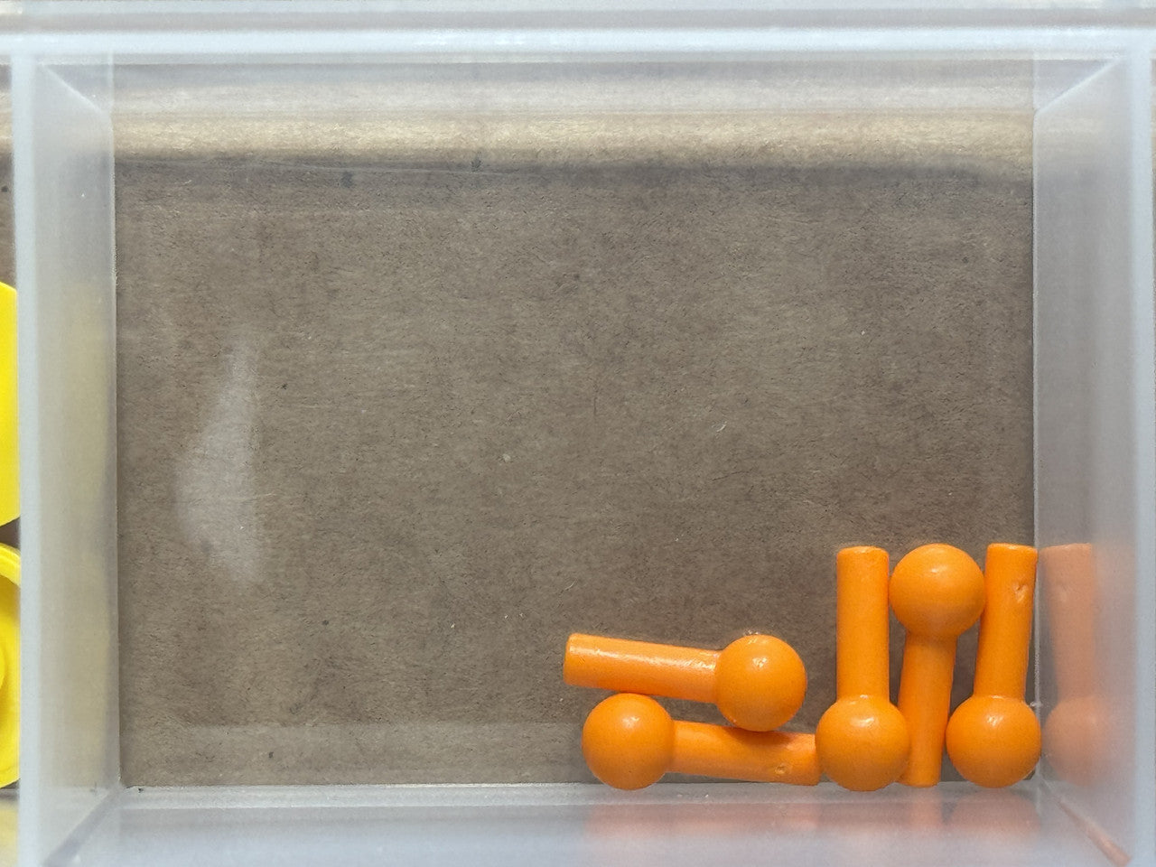 LEGO Parts - Orange Bar 1L with Tow Ball - No 22484 - QTY 5