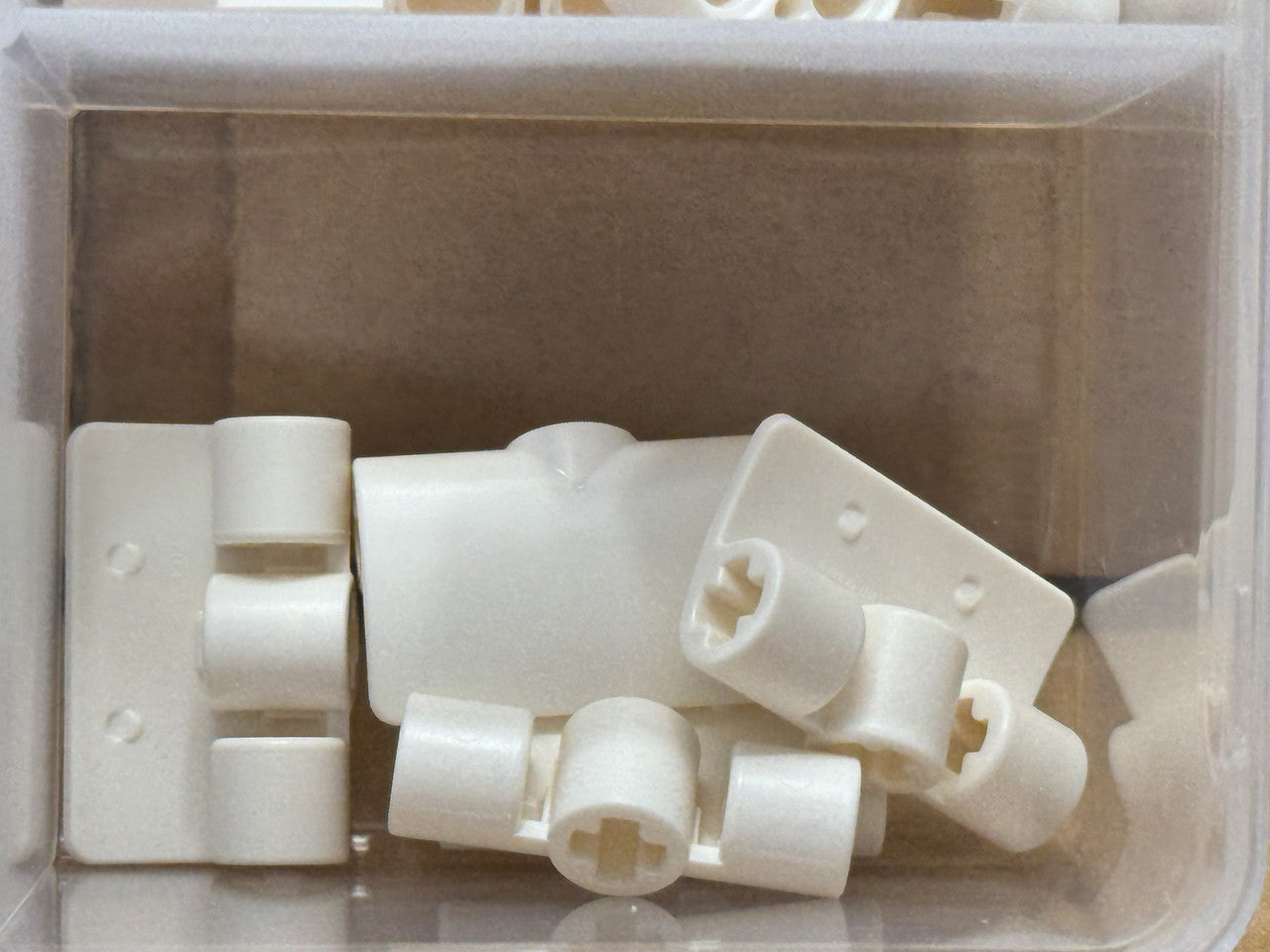 LEGO Parts - White Technic, Panel Curved 2 x 3 x 1 - No 71682 - QTY 5