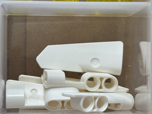 LEGO Parts - White Technic, Panel Fairing #21 - No 11946 - QTY 5