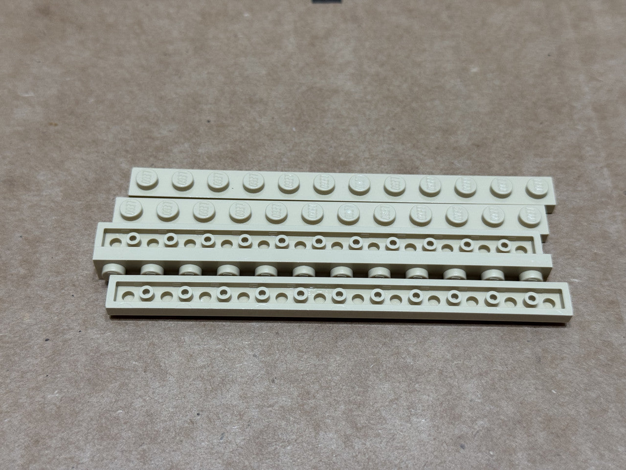LEGO Parts - Tan Plate 1 x 12 - No 60479 - QTY 5