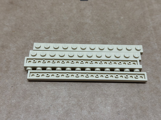 LEGO Parts - Tan Plate 1 x 12 - No 60479 - QTY 5