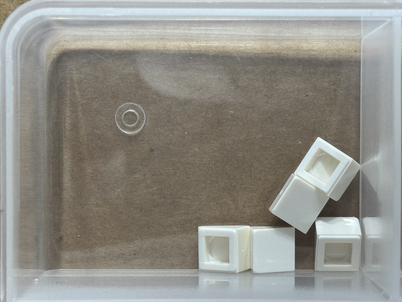 LEGO Parts - White Slope 30 1 x 1 x 2/3 - No 54200 - QTY 5