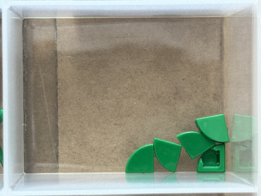 LEGO Parts - Green Tile, Round 1 x 1 Quarter - No 25269 - QTY 5