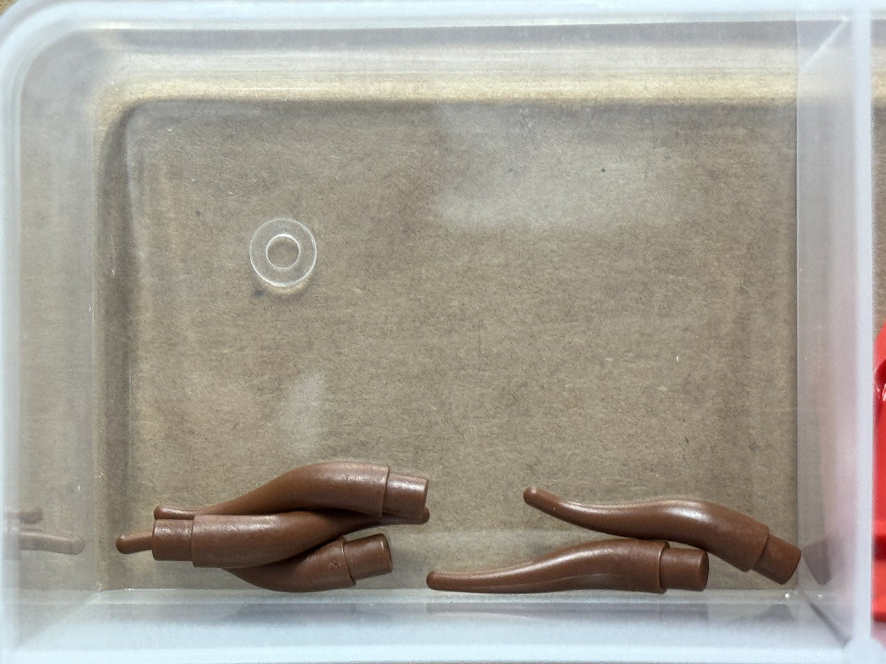 LEGO Parts - Reddish Brown Cattle Horn, Long - No 13564 - QTY 5