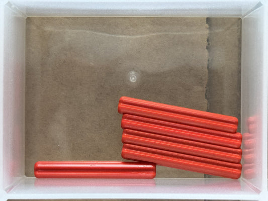 LEGO Parts - Red Technic, Axle 4L - No 3705 - QTY 5