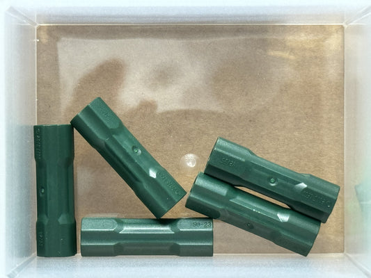 LEGO Parts - Dark Green Technic, Axle Connector 3L - No 26287 - QTY 5