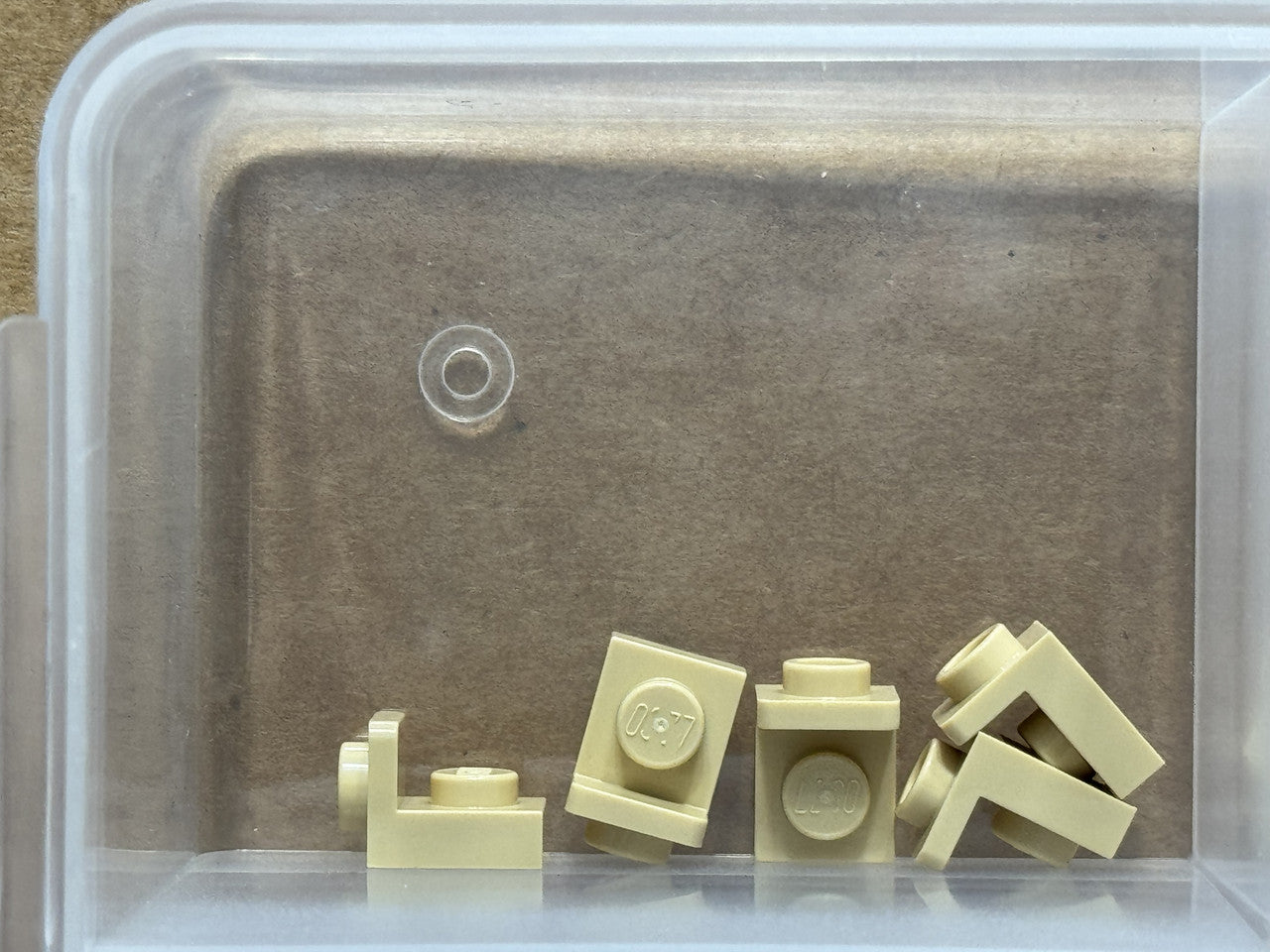 LEGO Parts - Tan Bracket 1 x 1 - 1 x 1 Inverted - No 36840 - QTY 5