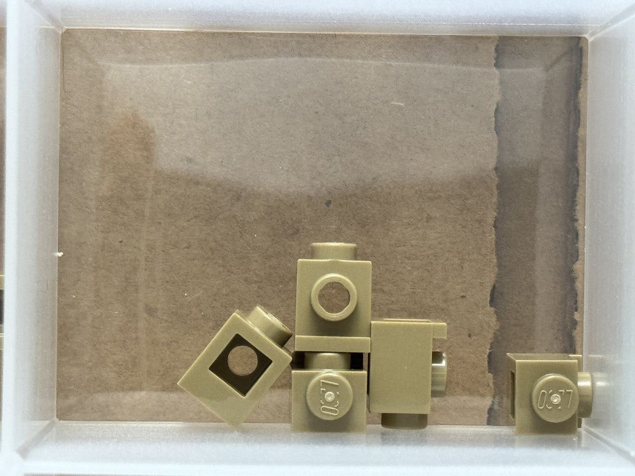 LEGO Parts - Dark Tan Brick, Modified 1 x 1 with Headlight - No 4070 - QTY 5