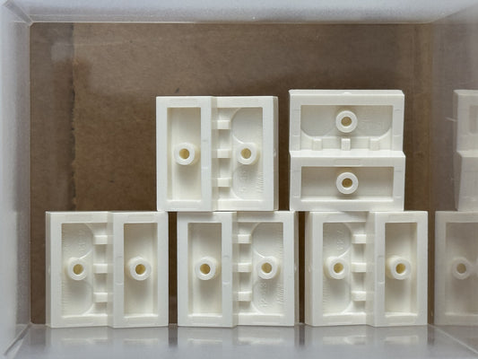 LEGO Parts - White Slope, Curved 2 x 2 x 2/3 - No 15068 - QTY 5