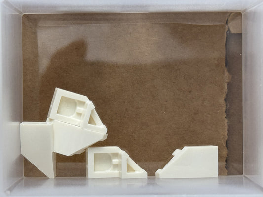 LEGO Parts - White Wedge 2 x 1 x 2/3 Right - No 29119 - QTY 5