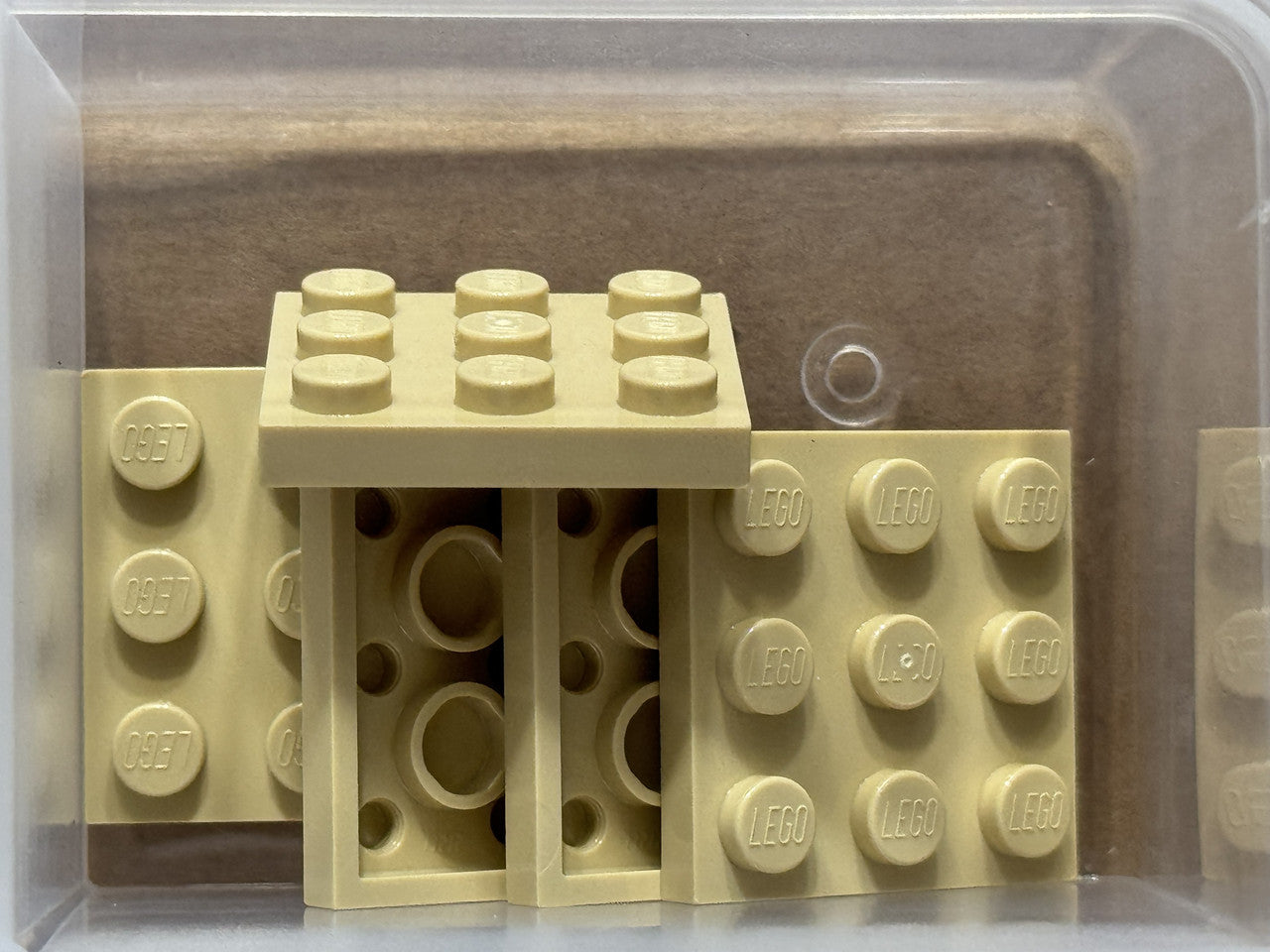LEGO Parts - Tan Plate 3 x 3 - No 11212 - QTY 5