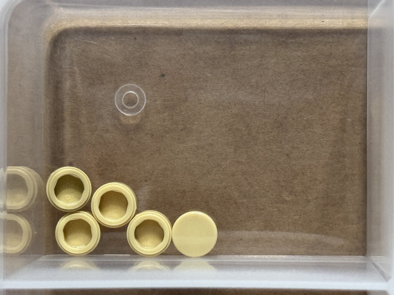 LEGO Parts - Tan Tile, Round 1 x 1 - No 98138 - QTY 5