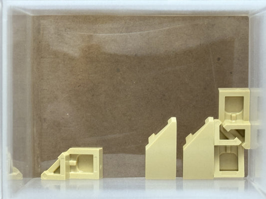 LEGO Parts - Tan Wedge 2 x 1 x 2/3 Left - No 29120 - QTY 5