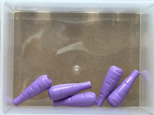 LEGO Parts - Medium Lavender Carrot / Club - No 33172 - QTY 5