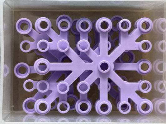 LEGO Parts - Lavender Plant Leaves 6 x 5 - No 2417 - QTY 5