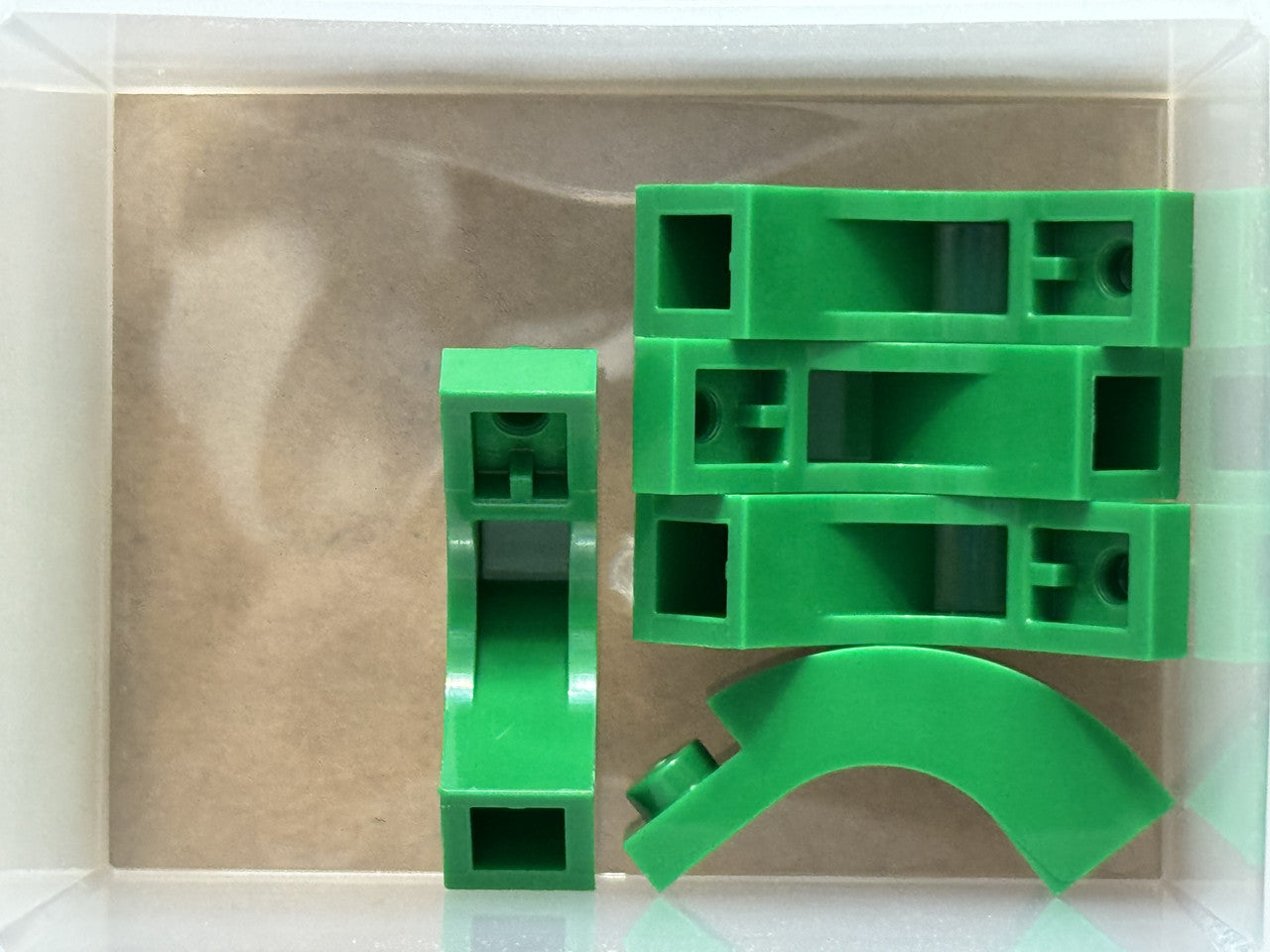 LEGO Parts - Green Arch 1 x 3 x 2 Curved Top - No 6005 - QTY 5