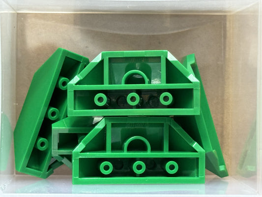 LEGO Parts - Green Wedge 2 x 4 Triple - No 47759 - QTY 5