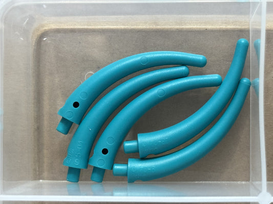 LEGO Parts - Dark Turquoise Dinosaur Tail End Section / Horn - No 40379 - QTY 5