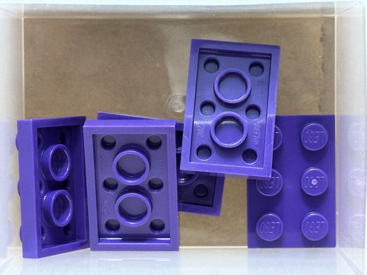 LEGO Parts - Dark Purple Plate 2 x 3 - No 3021 - QTY 5