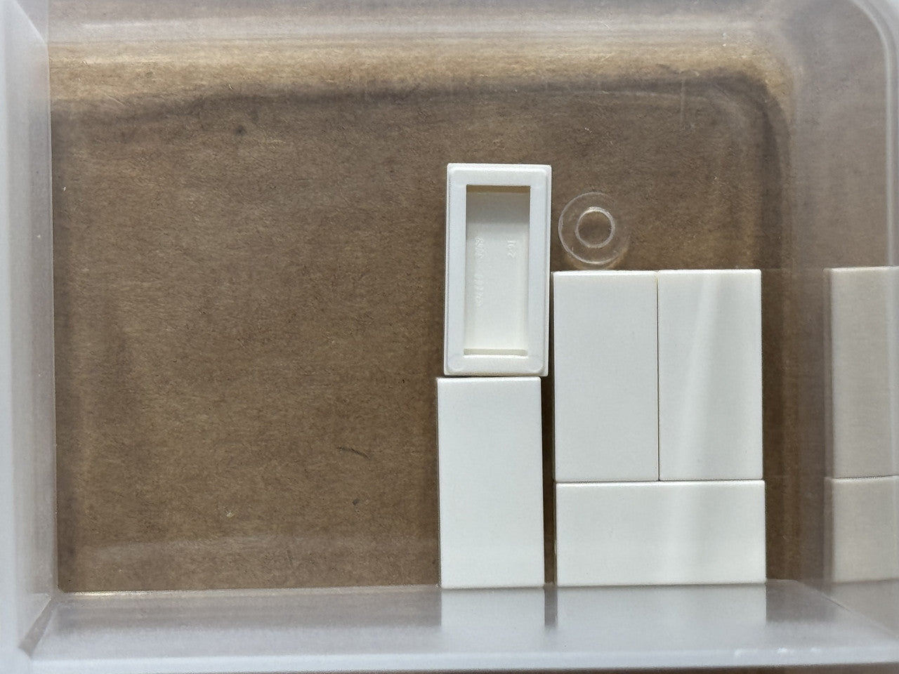 LEGO Parts - White Tile 1 x 2 - No 3069 - QTY 5