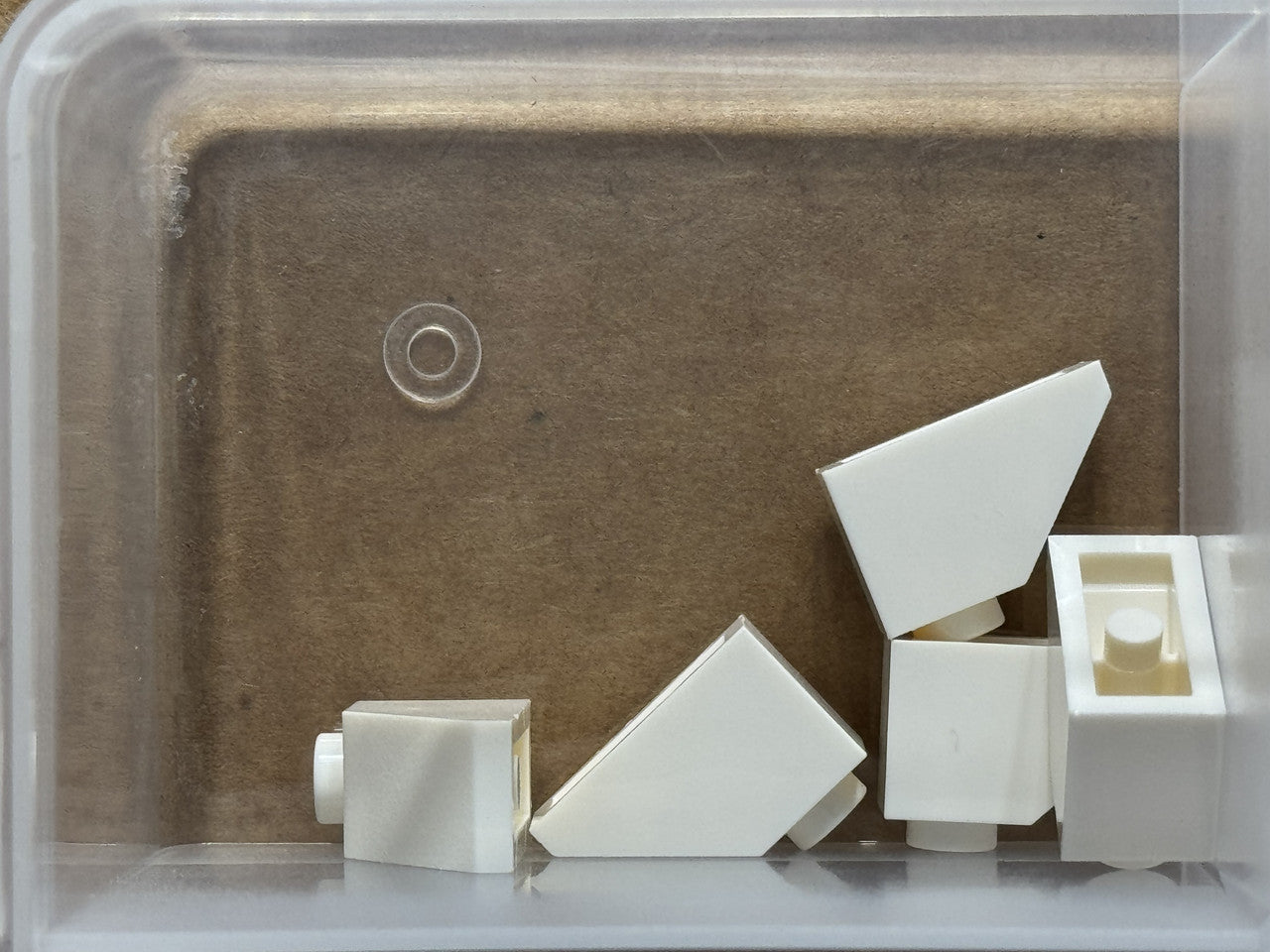 LEGO Parts - White Slope 45 2 x 1 - No 3040 - QTY 5