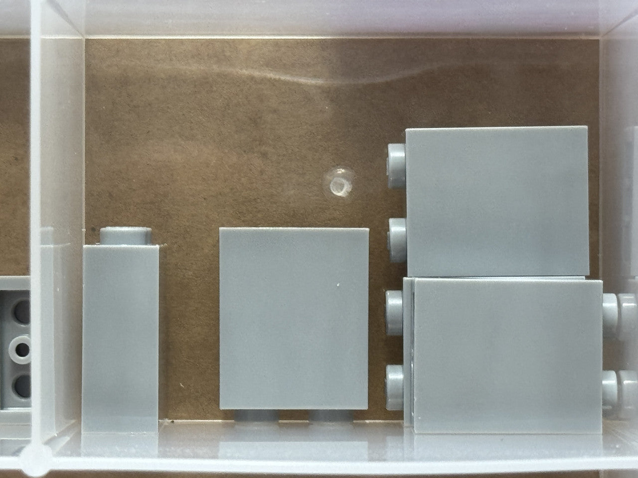 LEGO Parts - Light Bluish Gray Brick 1 x 2 x 2 - No 3245c - QTY 5
