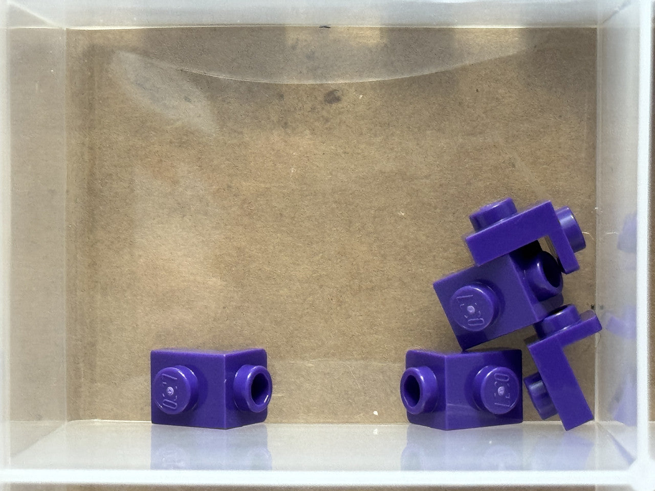 LEGO Parts - Dark Purple Bracket 1 x 1 - 1 x 1 - No 36841 - QTY 5