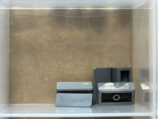 LEGO Parts - Dark Bluish Gray Slope 30 1 x 2 x 2/3 - No 85984 - QTY 5
