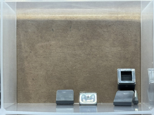 LEGO Parts - Dark Bluish Gray Slope 30 1 x 1 x 2/3 - No 54200 - QTY 5