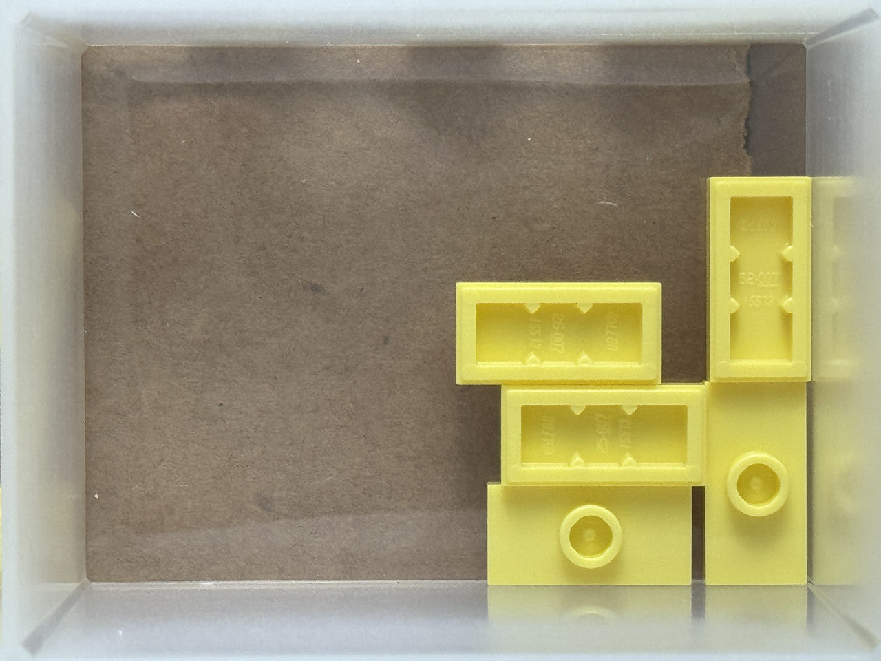 LEGO Parts - Bright Light Yellow Plate 1 x 2 1 Stud (Jumper) - No 15573 - QTY 5