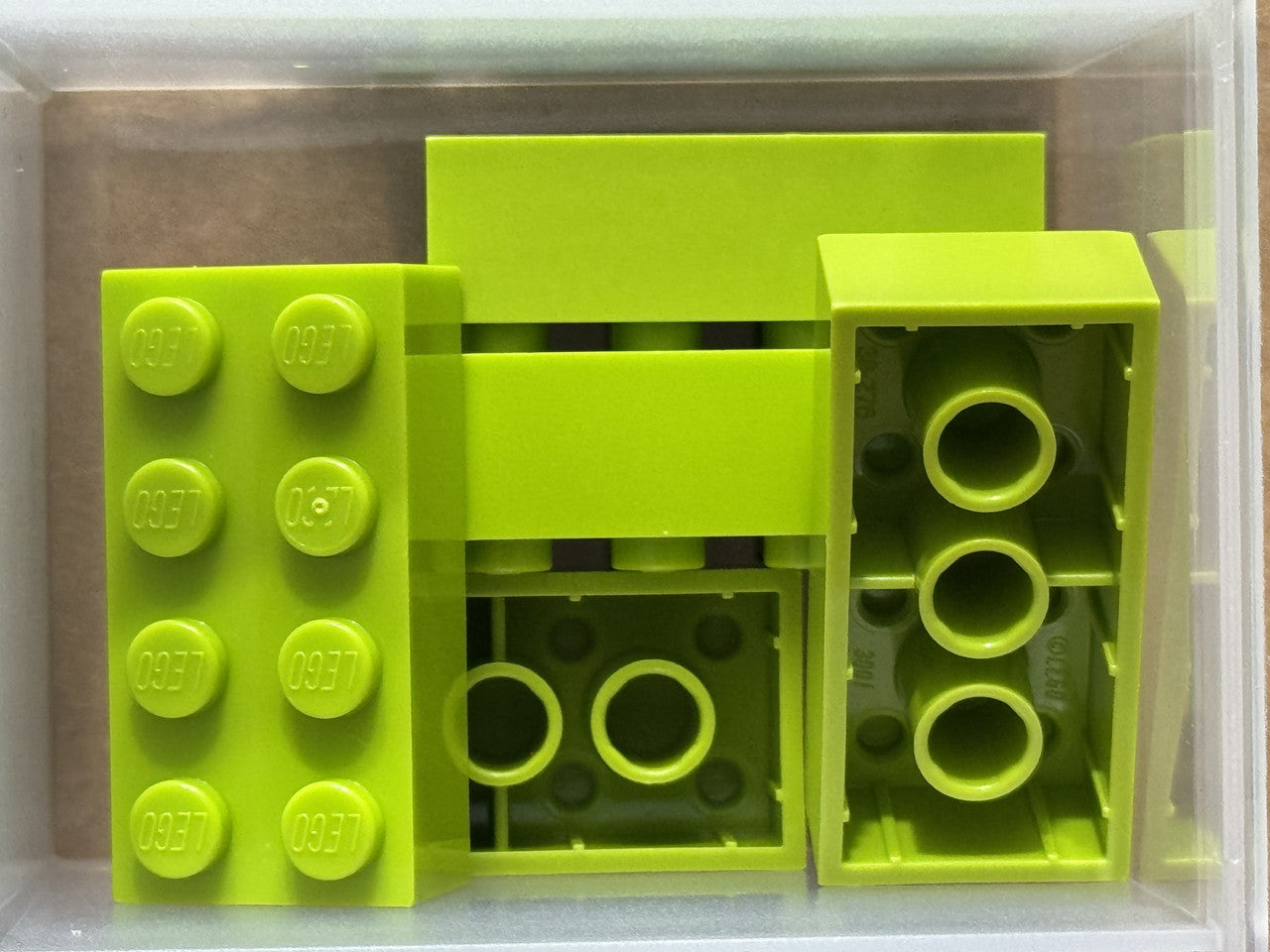 LEGO Parts - Lime Brick 2 x 4 - No 3001 - QTY 5
