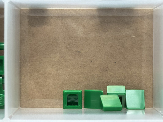 LEGO Parts - Green Slope 30 1 x 1 x 2/3 - No 54200 - QTY 5
