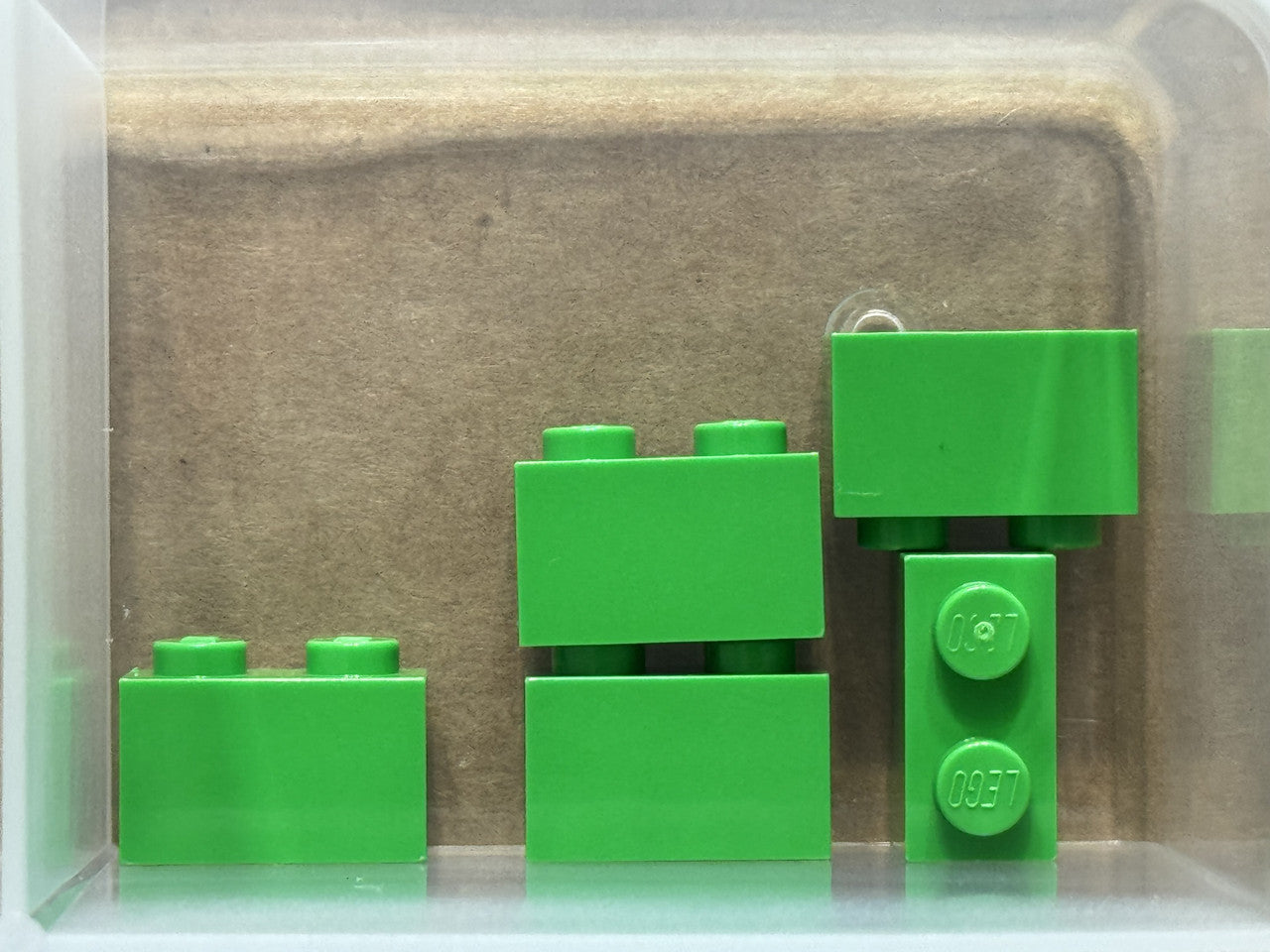 LEGO Parts - Bright Green Brick 1 x 2 - No 3004 - QTY 5