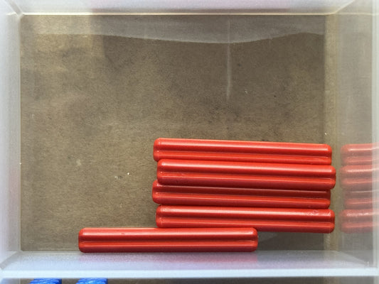 LEGO Parts - Red Technic, Axle 4L - No 3705 - QTY 5